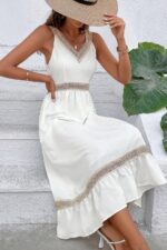 Rochie Midi Nevara Alba