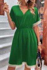 Rochie Scurta Caren Verde