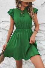 Rochie Scurta Gizeh Verde