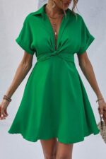 Rochie Scurta Betty Verde