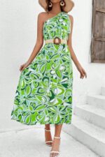Rochie Midi Yuha Print Verde