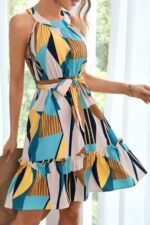 Rochie Scurta Armisa Multicolora