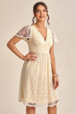 Rochie Scurta Almanda Crem