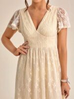 Rochie Scurta Almanda Crem - imagine 3