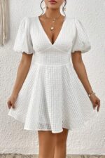Rochie Scurta Asmira Alba