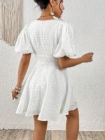 Rochie Scurta Asmira Alba - imagine 2