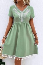 Rochie Scurta Atiny Verde