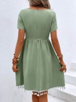 Rochie Scurta Atiny Verde - imagine 2