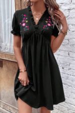 Rochie Scurta Derona Neagra