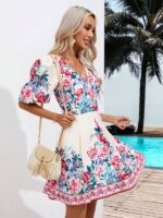Rochie Scurta Flair Bleu - imagine 49