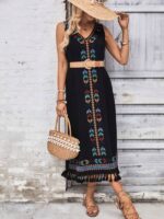 Rochie Midi Federica Neagra - imagine 3
