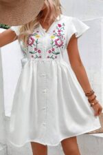 Rochie Scurta Iasmina Alba