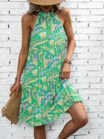 Rochie Scurta Mator Verde - imagine 3