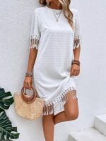 Rochie Scurta Maura Alba - imagine 29