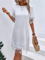 Rochie Scurta Maura Alba - imagine 4