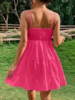 Rochie Scurta Ormina Roz - imagine 2