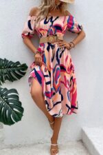Rochie Midi Osiris Multicolora