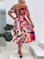 Rochie Midi Osiris Multicolora - imagine 2
