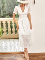 Rochie Midi Zamfira Alba - imagine 3