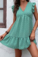Rochie Scurta Wilbur Verde
