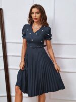 Rochie Midi Estrid Bleumarin