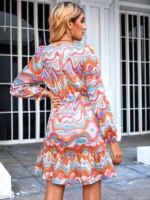Rochie Scurta Isabel Multicolora - imagine 5