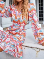 Rochie Scurta Isabel Multicolora - imagine 2