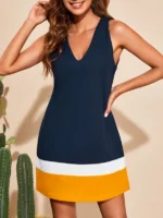 Rochie Scurta Berthe Bleumarin - imagine 5