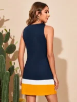 Rochie Scurta Berthe Bleumarin - imagine 2