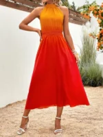 Rochie Midi Sicoli Portocalie - imagine 4