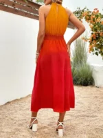 Rochie Midi Sicoli Portocalie - imagine 2
