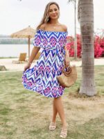Rochie Scurta Reagan Multicolora - imagine 4