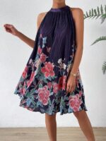 Rochie Scurta Shelas Bleumarin - imagine 3