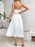 Rochie Midi Carter Alba - imagine 2