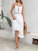 Rochie Midi Carter Alba - imagine 3
