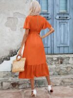 Rochie Midi Finlay Portocalie - imagine 2
