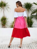Rochie Midi Poppy Multicolora - imagine 2