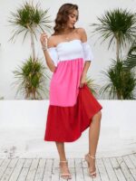 Rochie Midi Poppy Multicolora - imagine 5