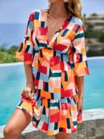 Rochie Scurta Sophia Multicolora