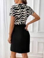 Rochie Scurta Carlotta Neagra - imagine 2