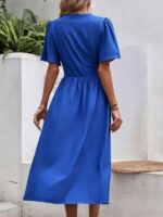Rochie Midi Anita Albastra - imagine 5