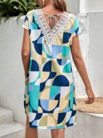 Rochie Scurta Melody Multicolora - imagine 3