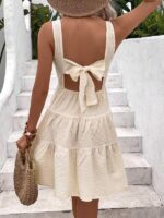 Rochie Scurta Trinity Bej - imagine 2