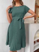 Rochie Midi Phoebe Verde - imagine 4