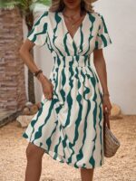 Rochie Midi Fabia Multicolora - imagine 5