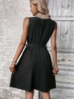Rochie Scurta Laila Neagra - imagine 2