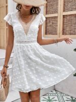 Rochie Scurta Alaina Alba
