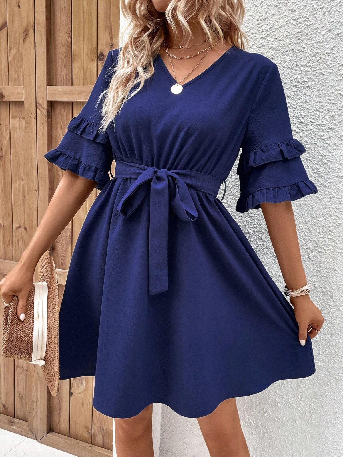 Rochie Scurta Marley Bleumarin