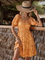 Rochie Scurta Camila Galbena