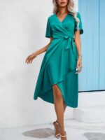 Rochie Midi Maura Turcoaz